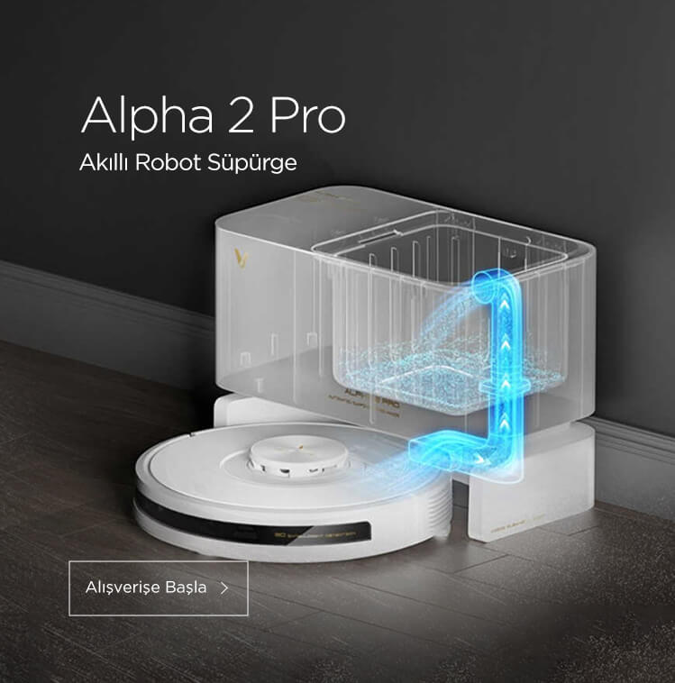 Viomi Alpha 2 Pro Akıllı Robot Süpürge